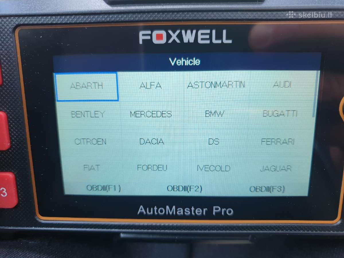 Diagnostikos prietaisas Obd2 Foxwell Nt604 - nuotraukos Nr. 14