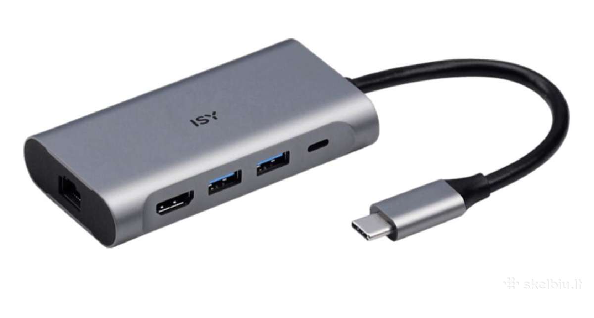 MacBook Pro, iPad Hub Type-c HD-4k, Hdmi Nauji - nuotraukos Nr. 22