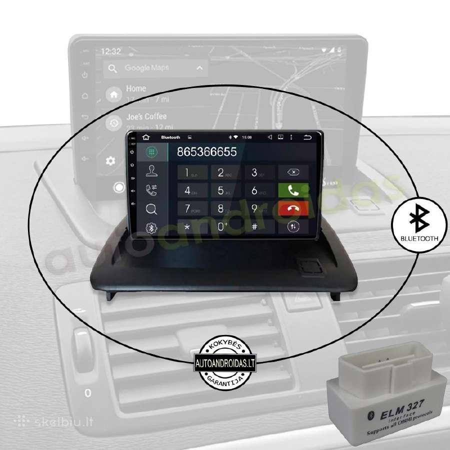 Volvo C30 S40 C70 2006-12 Android multimedia GPS - nuotraukos Nr. 5