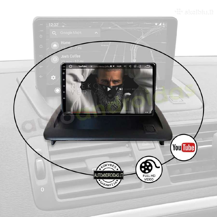Volvo C30 S40 C70 2006-12 Android multimedia GPS - nuotraukos Nr. 9