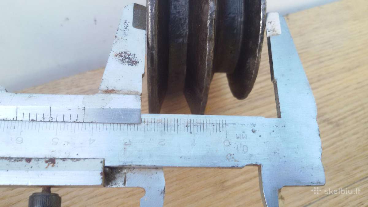 Skriemulys ašies dvigubas metalinis škivas - nuotraukos Nr. 6
