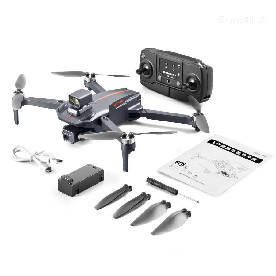 GPS dronas K911 4k kamera WiFi sulankstomas - nuotraukos Nr. 6