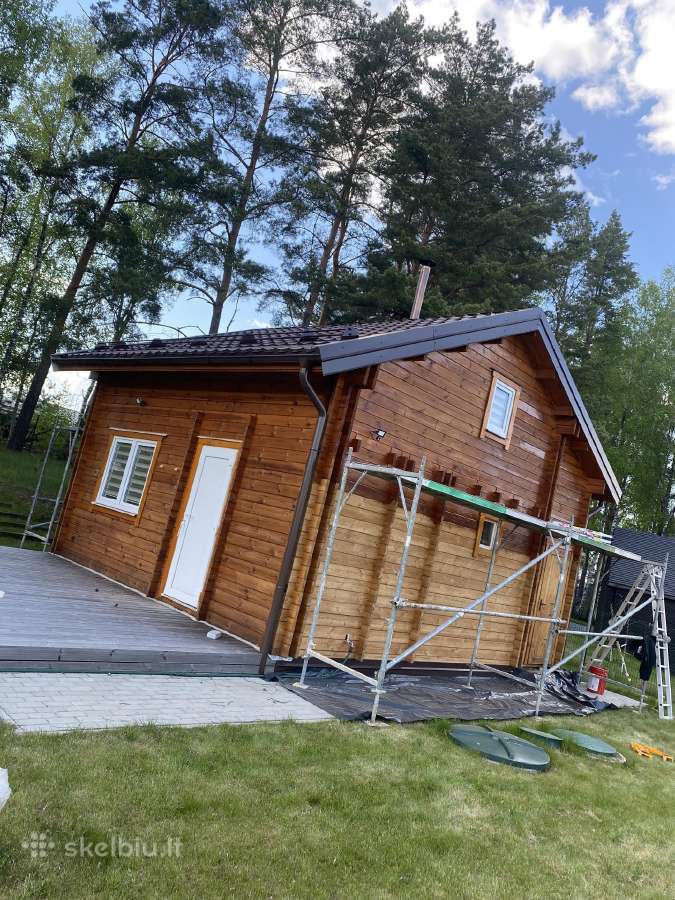Medinių namų ir kitų paviršių dažymas - nuotraukos Nr. 20