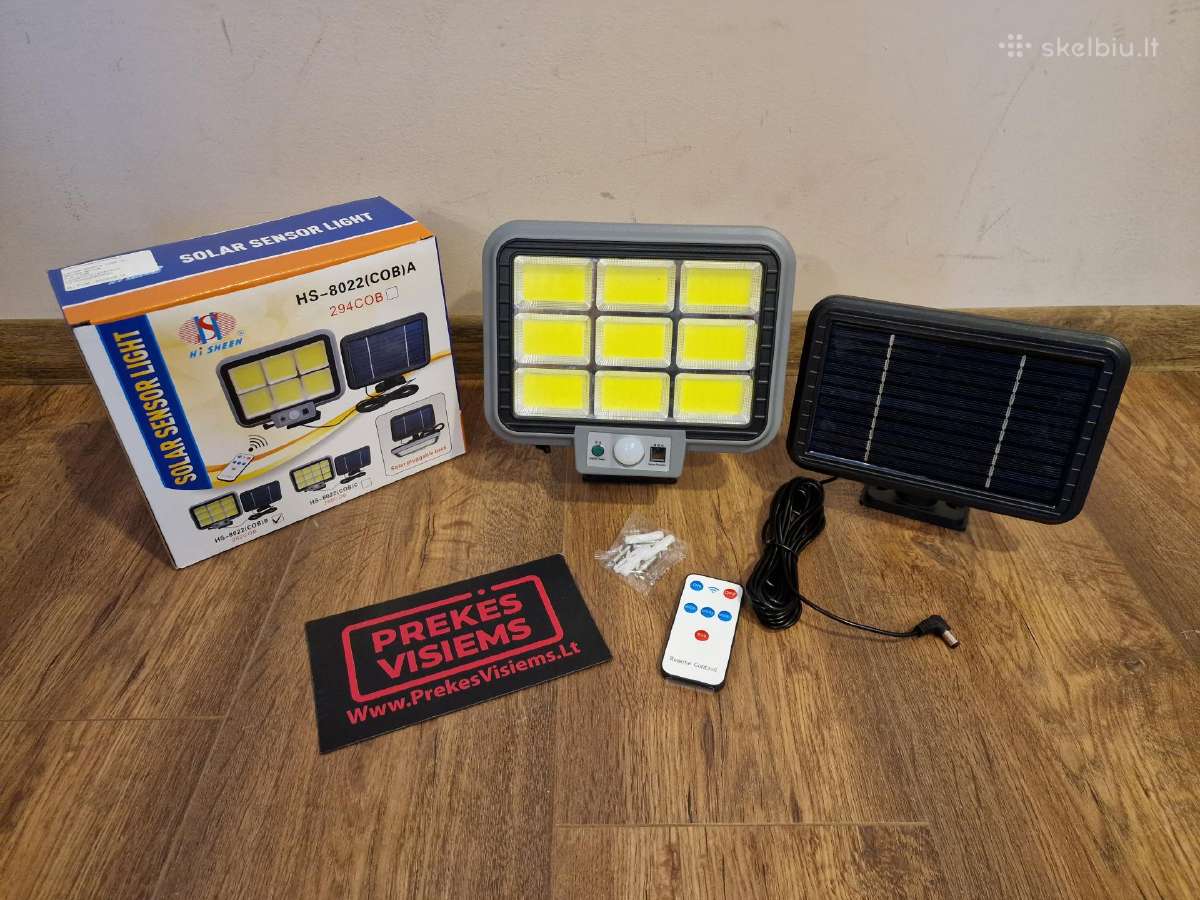 LED šviestuvai su saulės kolektorium ir davikliais - nuotraukos Nr. 30