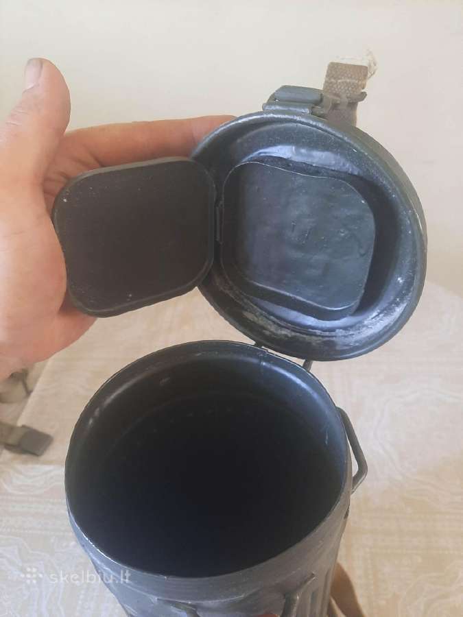 Originalus ww2 vokiškas dujokaukės bakelis - nuotraukos Nr. 2