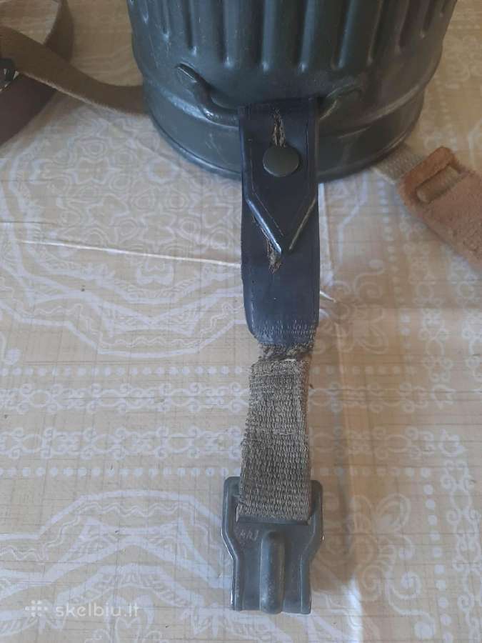 Originalus ww2 vokiškas dujokaukės bakelis - nuotraukos Nr. 3