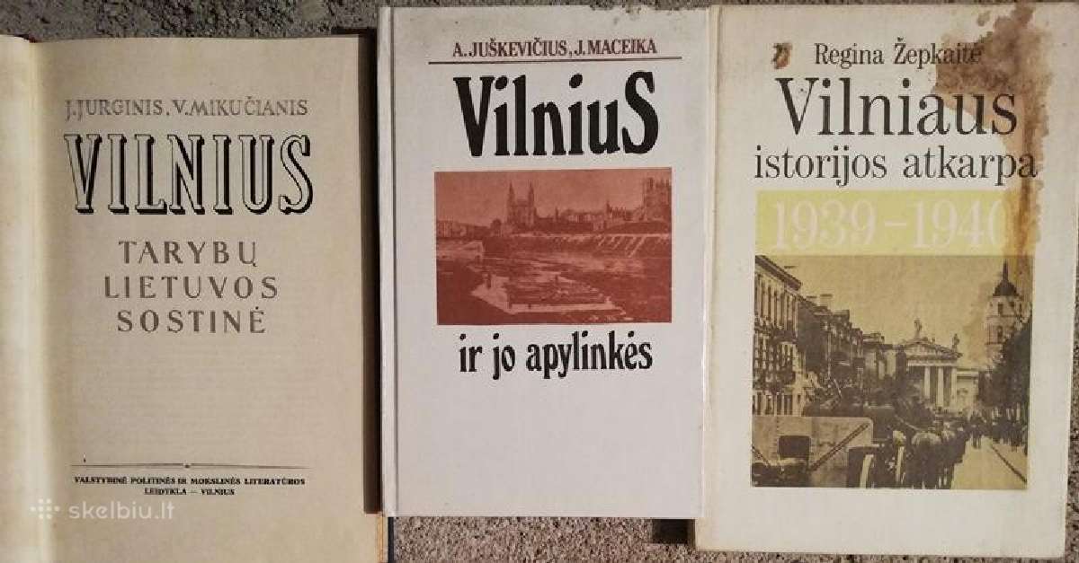 Knygos apie Vilnių - nuotraukos Nr. 2