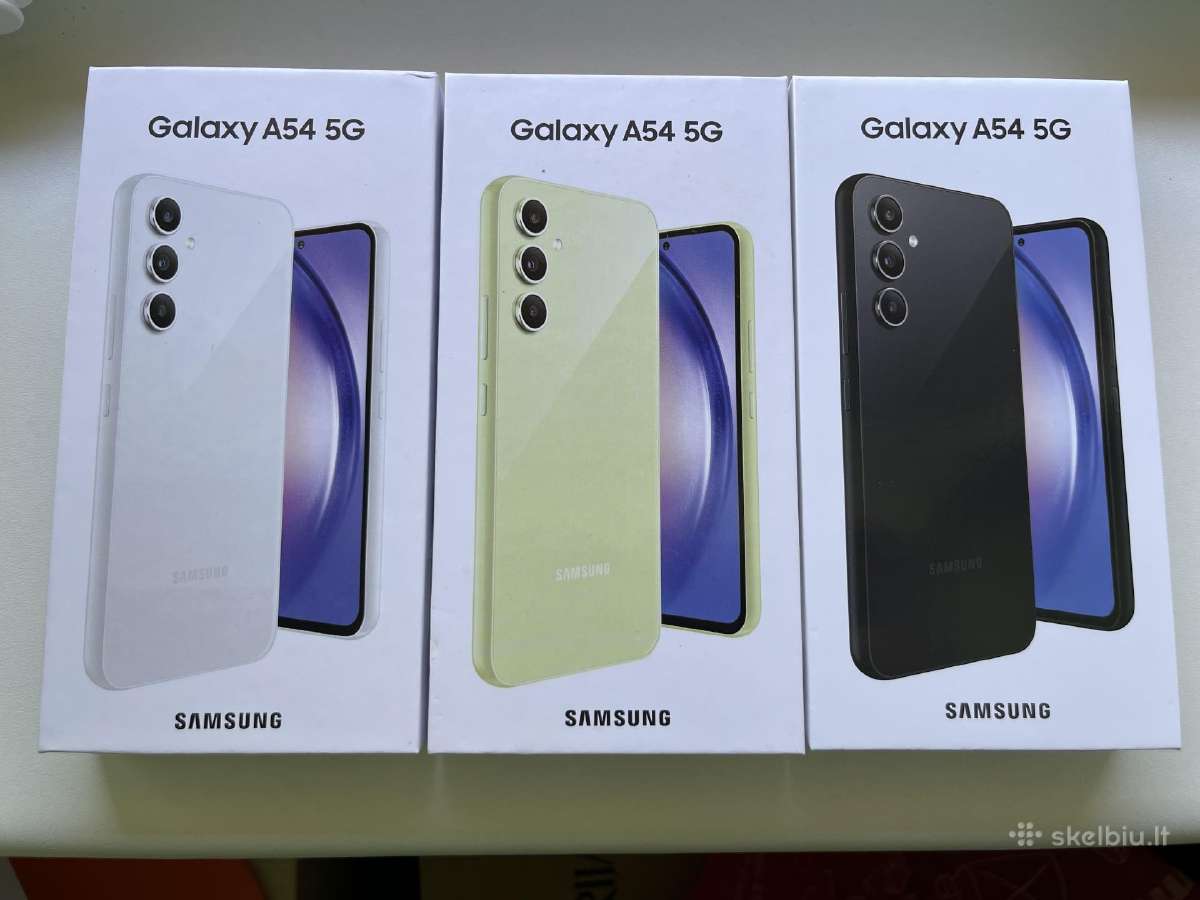 Naujas Samsung Galaxy A54 5G 128/8 - 340,eur - Skelbiu.lt