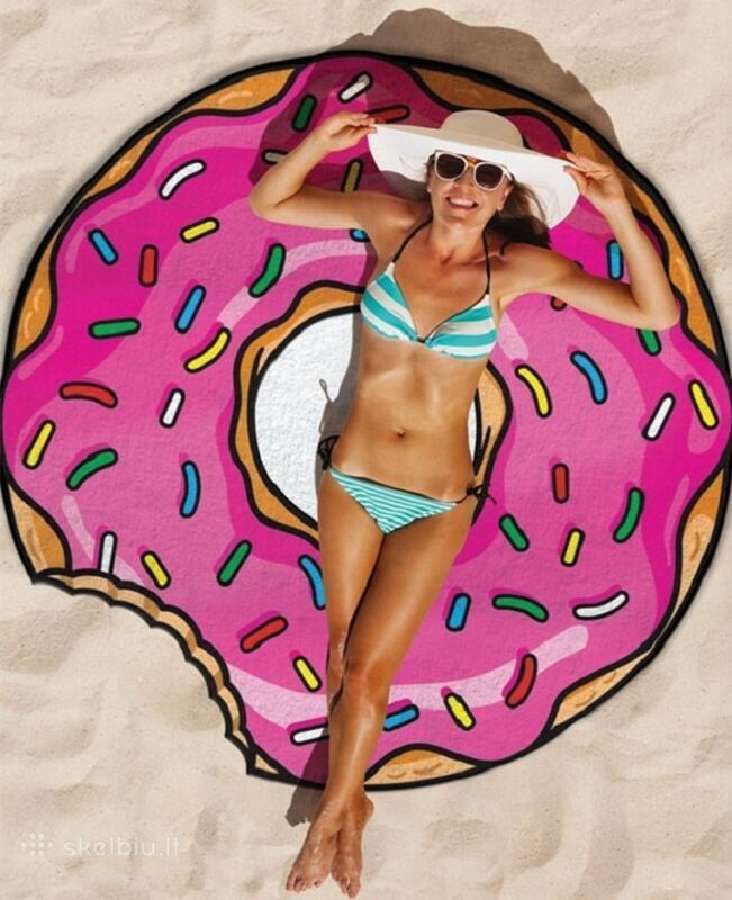 Donuts spurgos paplūdimio kilimėlis - nuotraukos Nr. 3
