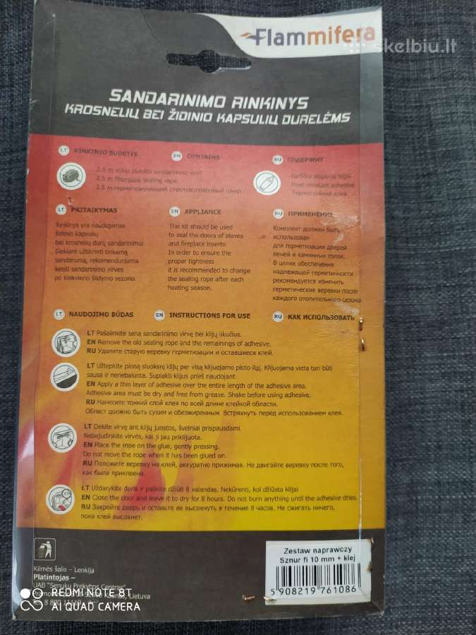 Parduodu sandarinimo rinkinį - nuotraukos Nr. 2