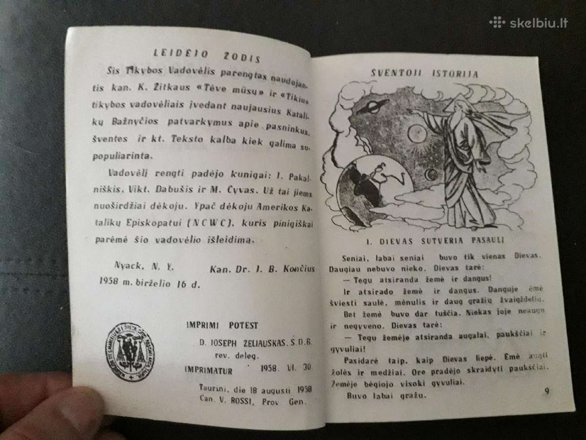 Tikybos vadovėlis JAV 1958 metai - nuotraukos Nr. 3