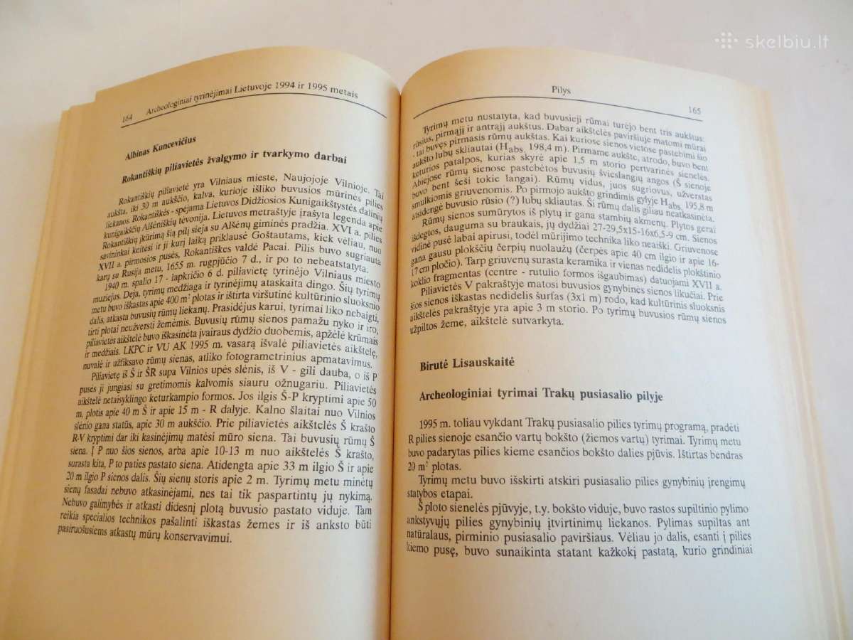 Knyga Archeologiniai tyrinėjimai Lietuvoje 1994-95 - nuotraukos Nr. 16
