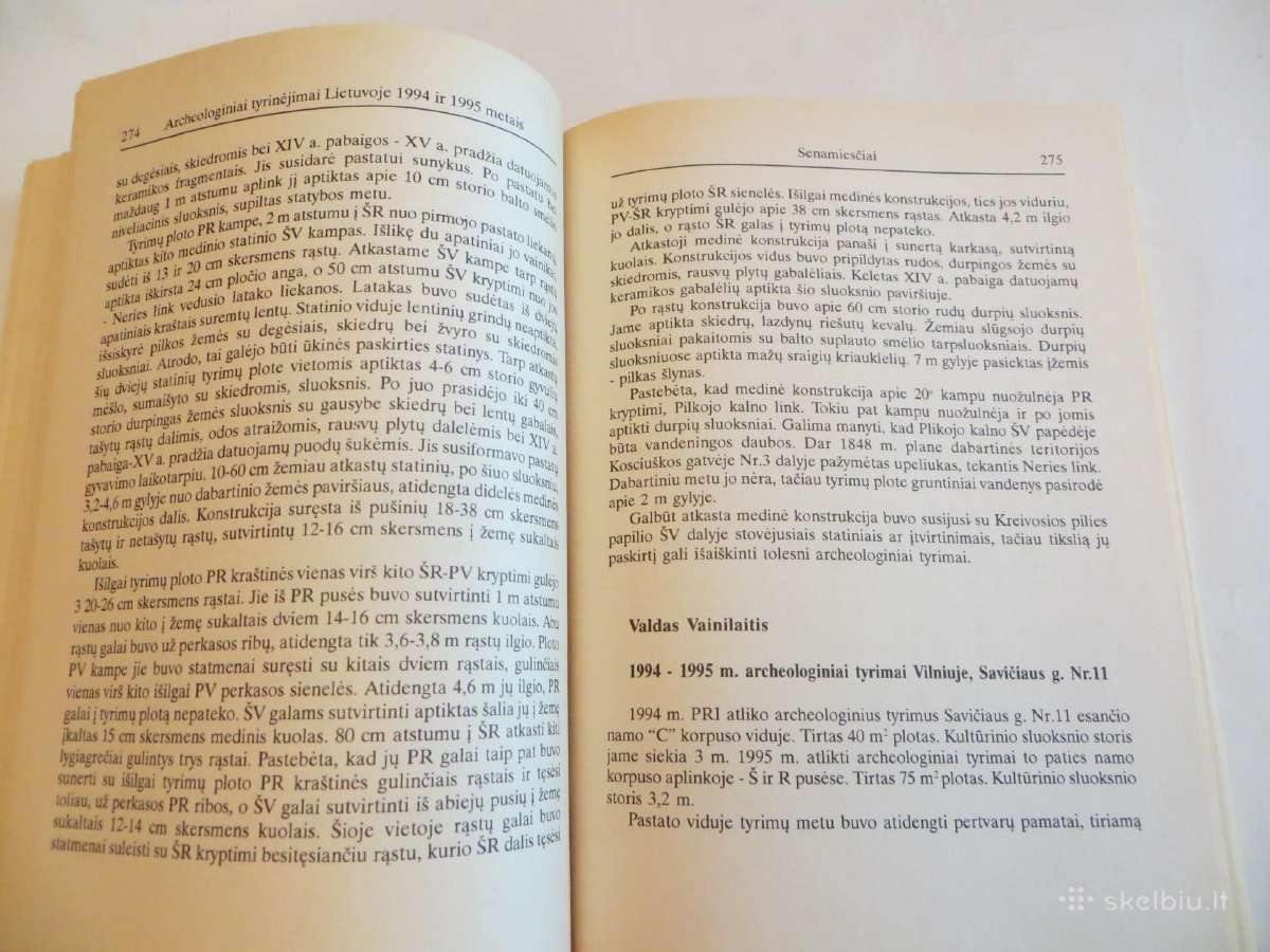 Knyga Archeologiniai tyrinėjimai Lietuvoje 1994-95 - nuotraukos Nr. 20