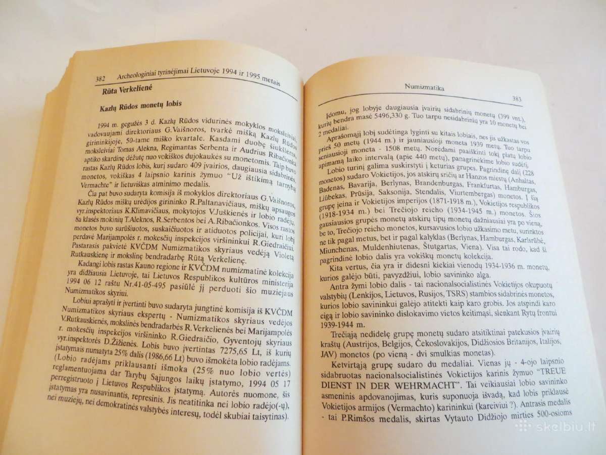 Knyga Archeologiniai tyrinėjimai Lietuvoje 1994-95 - nuotraukos Nr. 25