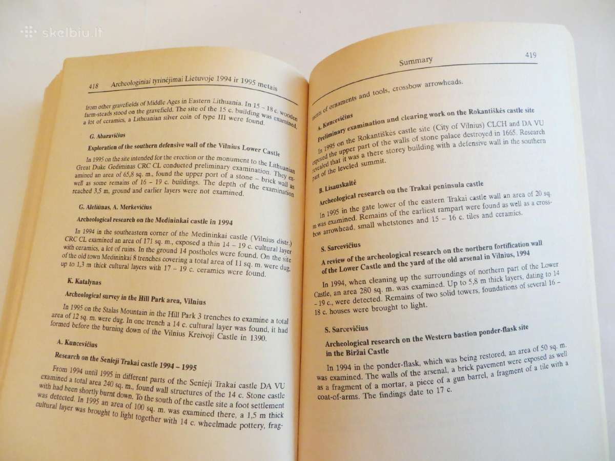 Knyga Archeologiniai tyrinėjimai Lietuvoje 1994-95 - nuotraukos Nr. 27