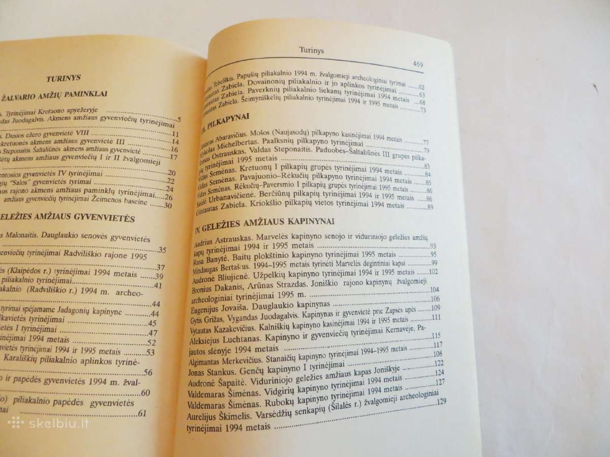 Knyga Archeologiniai tyrinėjimai Lietuvoje 1994-95 - nuotraukos Nr. 29