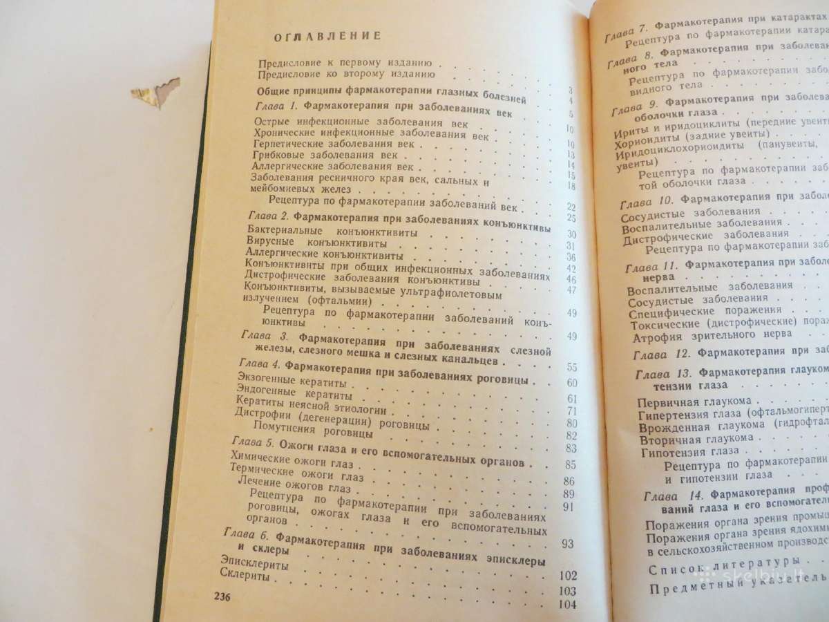 Knyga Akių ligų farmakoterapijos žinynas 1989 - nuotraukos Nr. 19