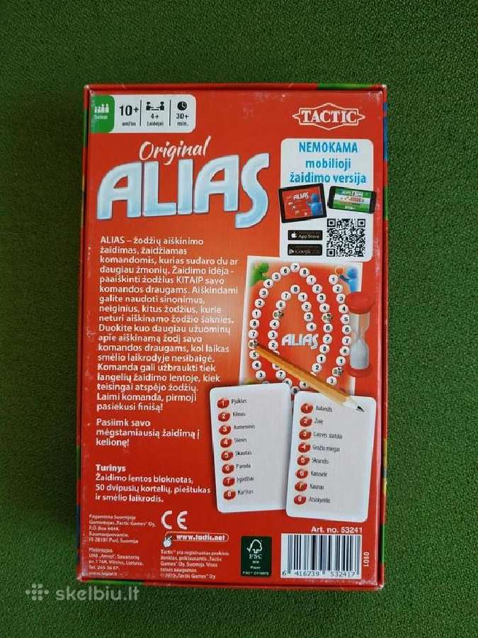 Alias stalo žaidimai 0 - nuotraukos Nr. 7