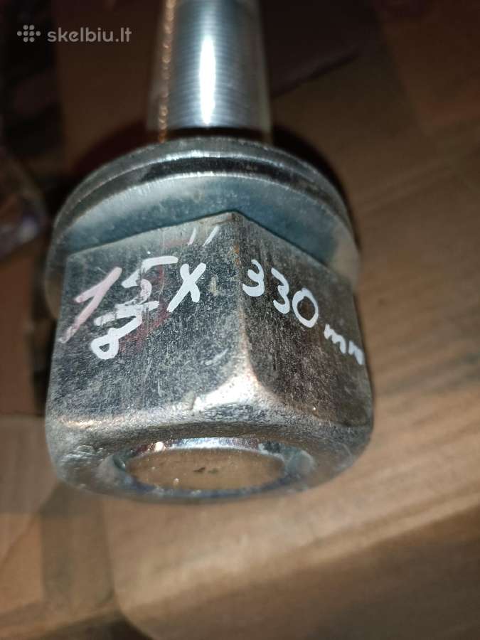 Cinkuotos smeigės 1 5/8" x 330 mm + 2 veržlės - nuotraukos Nr. 20