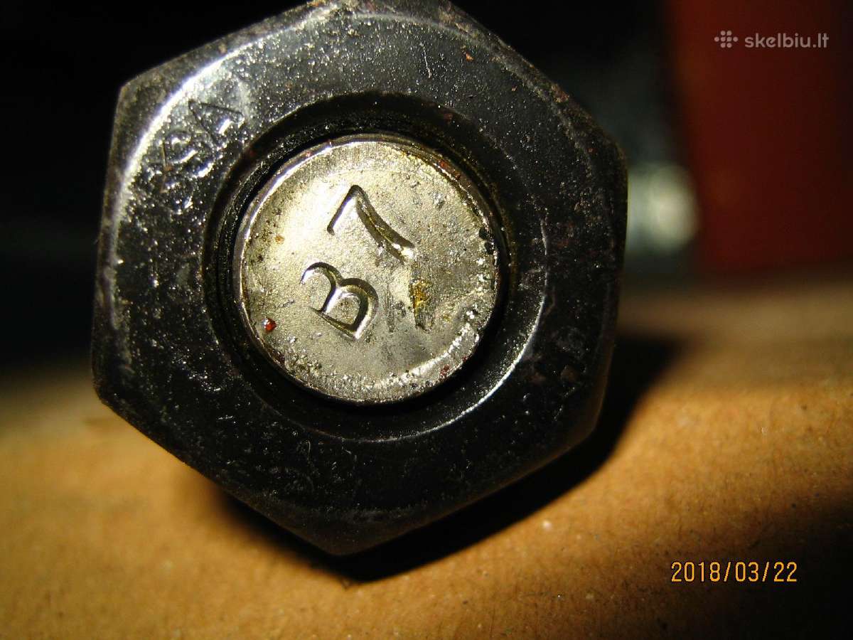 B7 klasės smeigės M12+ 2 veržlės - nuotraukos Nr. 7