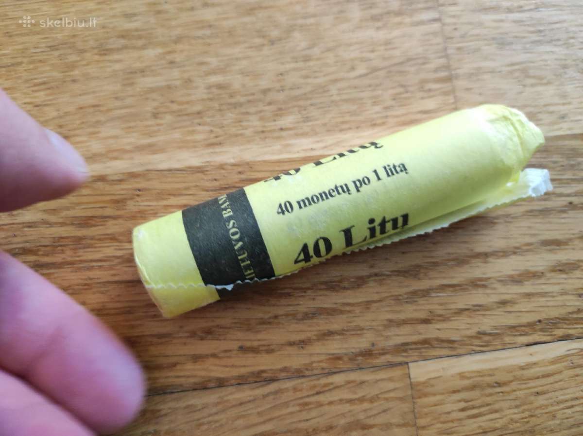 1 litas Krepšinis 40vnt Unc - nuotraukos Nr. 5