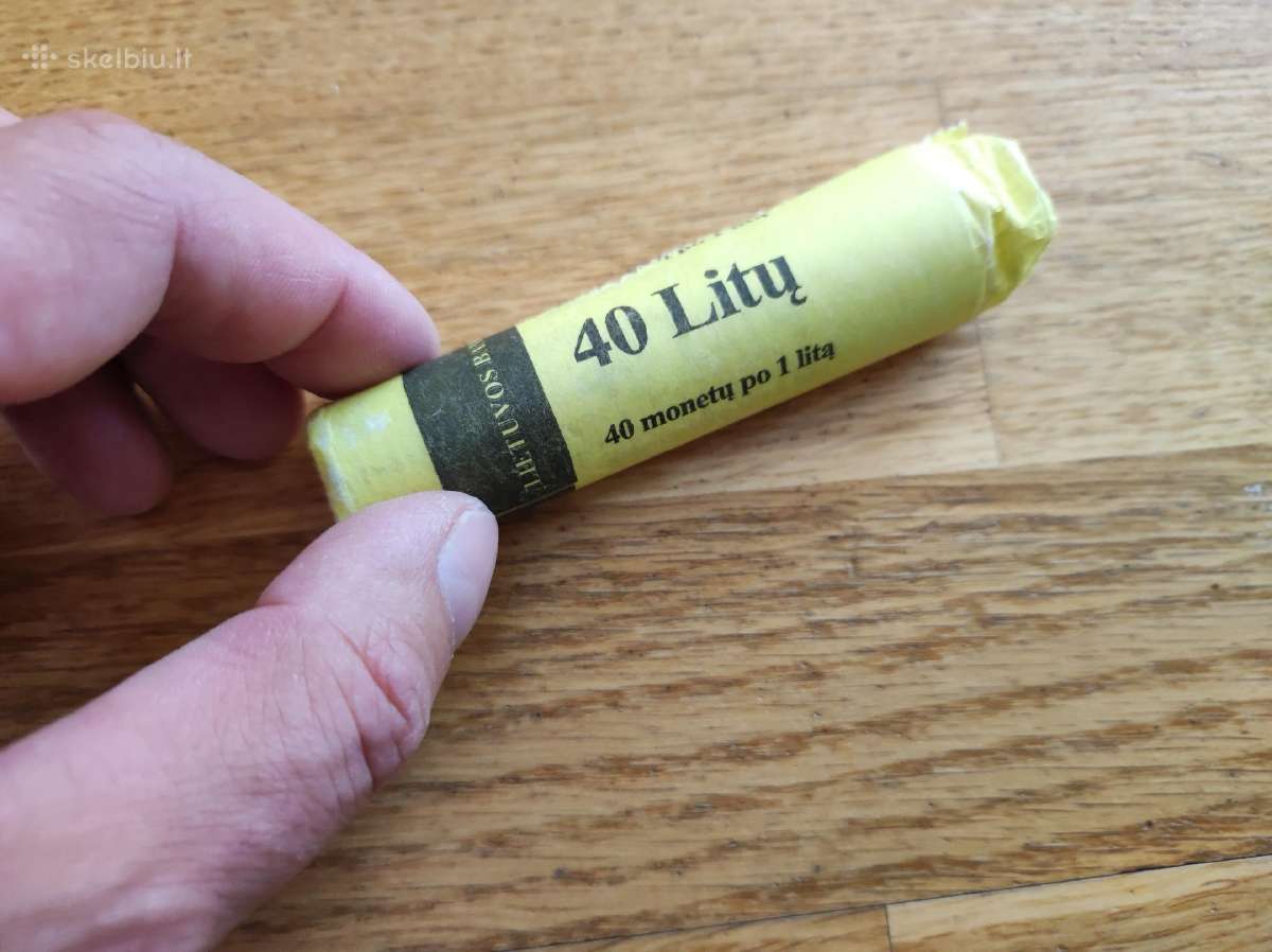 1 litas Krepšinis 40vnt Unc - nuotraukos Nr. 7