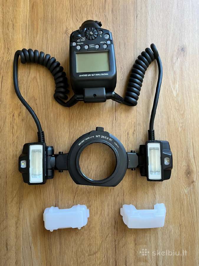 Blykstė Canon Mt-26ex-rt Makro Twin Lite - nuotraukos Nr. 2