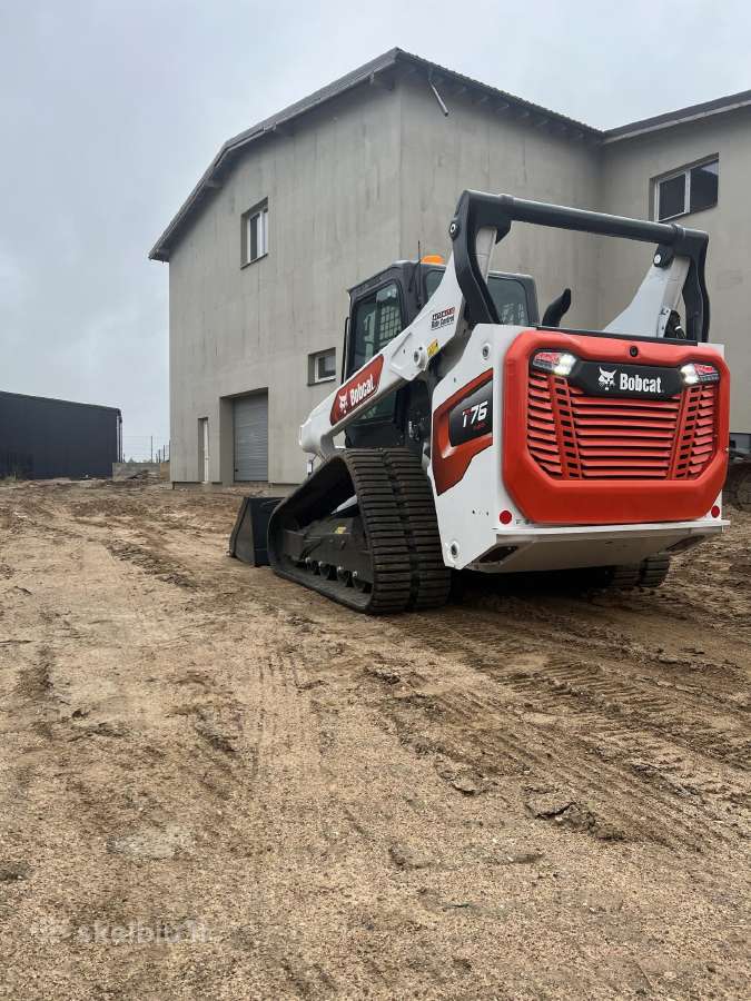 Vikšrinis Bobcat T-76 nuoma su operatoriumi 24/7 - nuotraukos Nr. 9