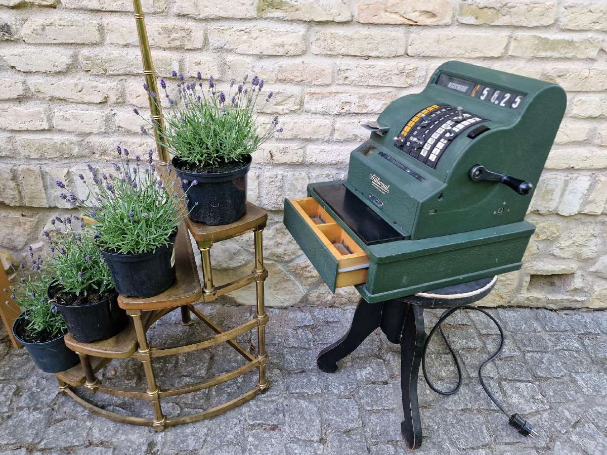 Vintažinis mid century "National" kasos aparatas - nuotraukos Nr. 26