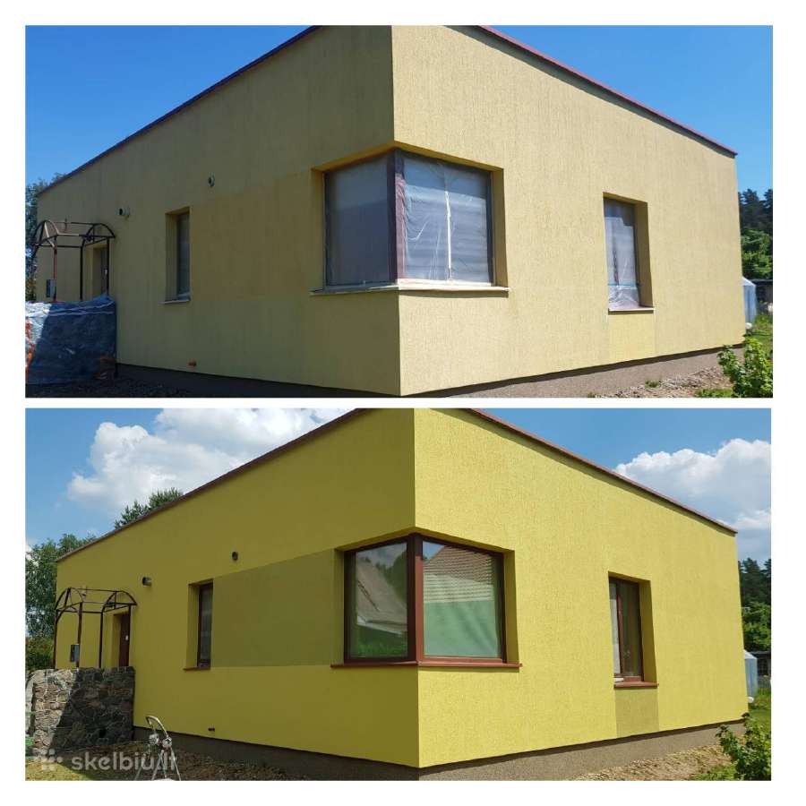 Fasadų dažymas visoje Lietuvoje. Dažymo darbai. - nuotraukos Nr. 2
