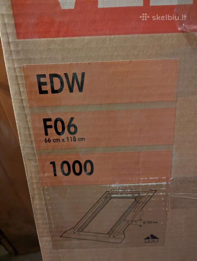 Velux stoglangio tarpinės komplektai