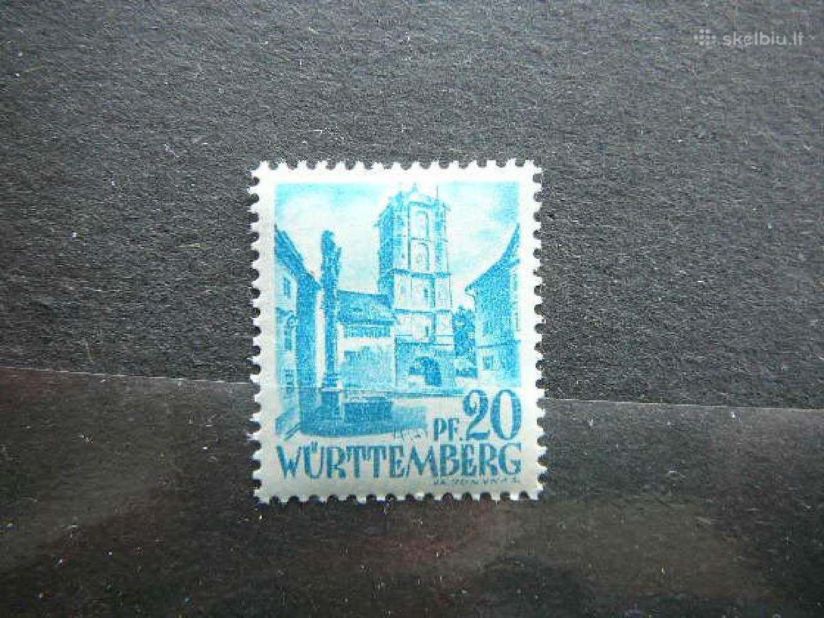 Vokietija Wurttemberg (Lietuva) Mnh vwt07