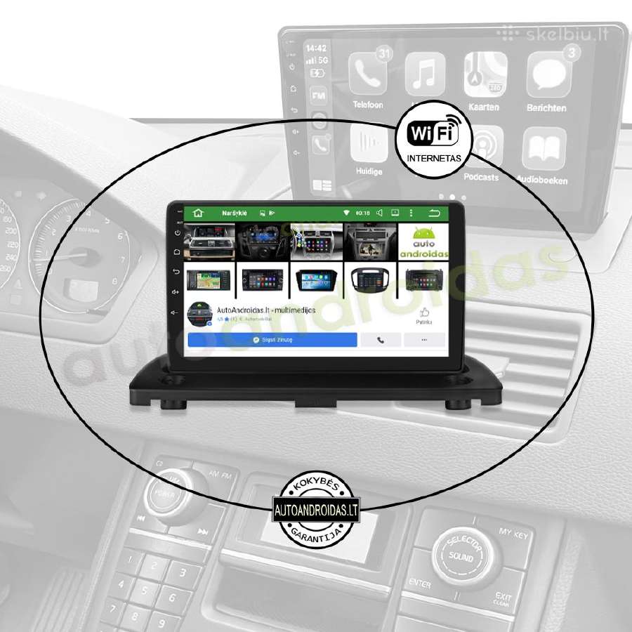 Volvo XC90 2004-14 Android multimedia Usb/GPS/WiFi - nuotraukos Nr. 3