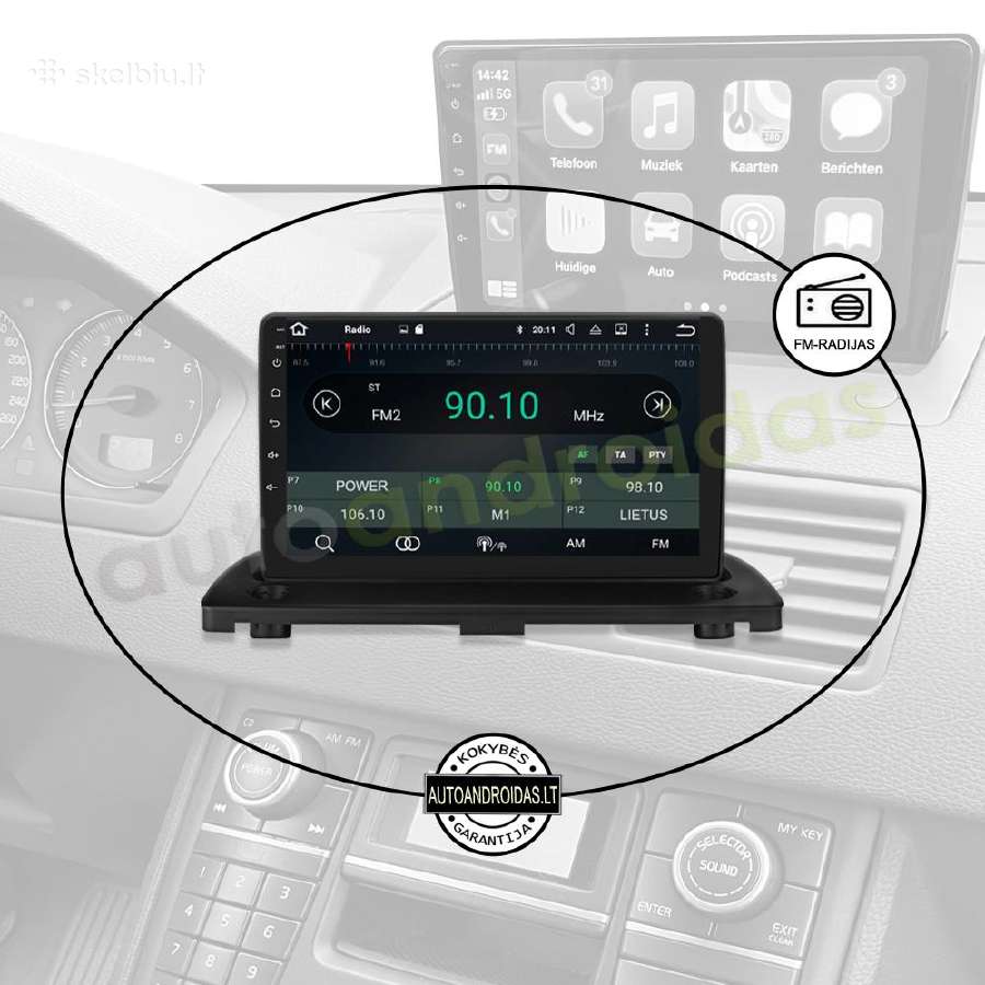 Volvo XC90 2004-14 Android multimedia Usb/GPS/WiFi - nuotraukos Nr. 4