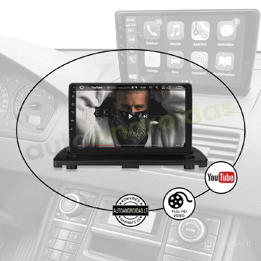 Volvo XC90 2004-14 Android multimedia Usb/GPS/WiFi - nuotraukos Nr. 9