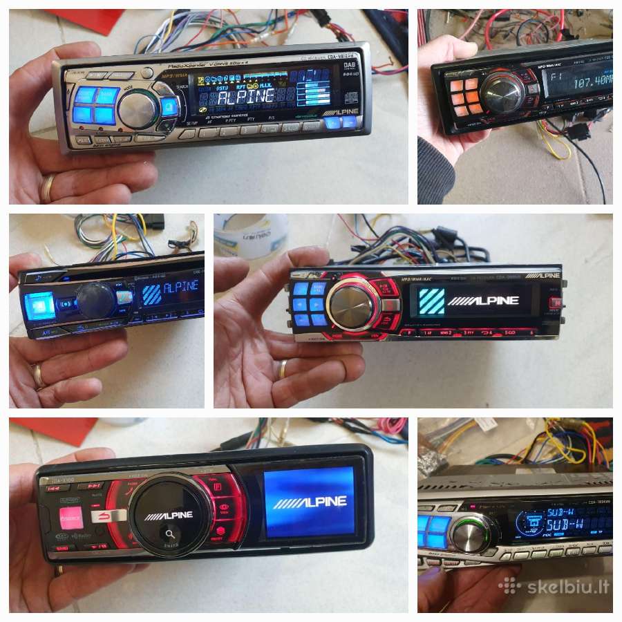 Parduodu alpine mp3 aux grotuvus
