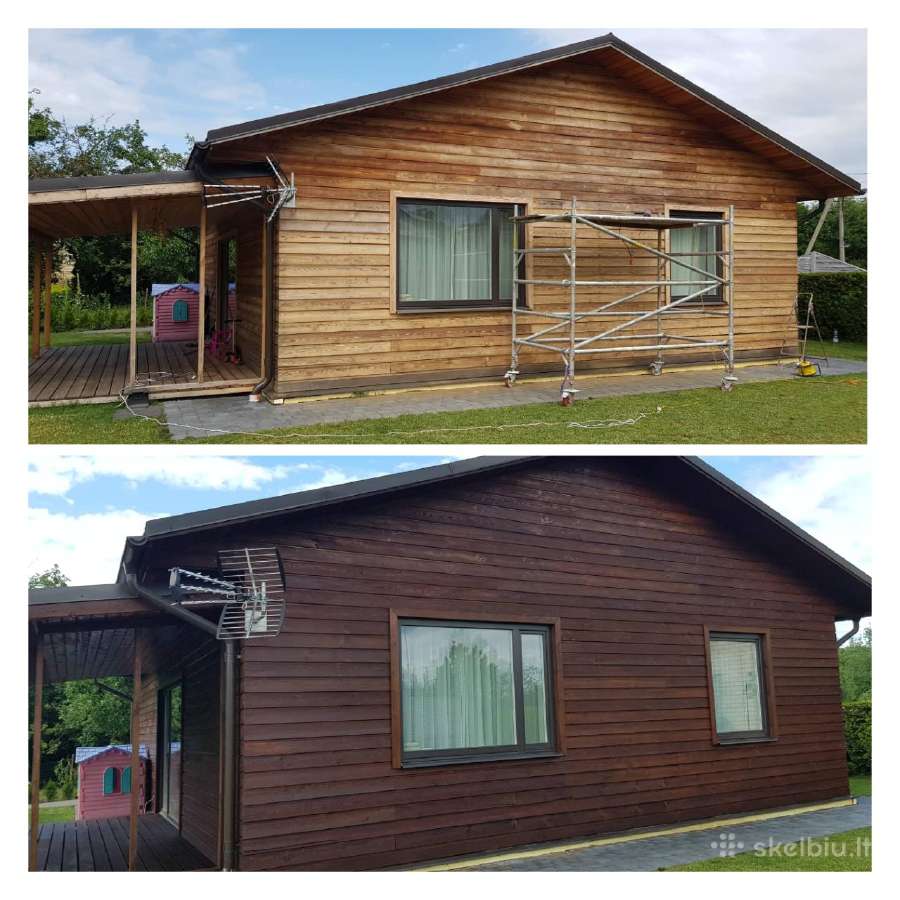 Fasadų dažymas visoje Lietuvoje. Dažymo darbai. - nuotraukos Nr. 36