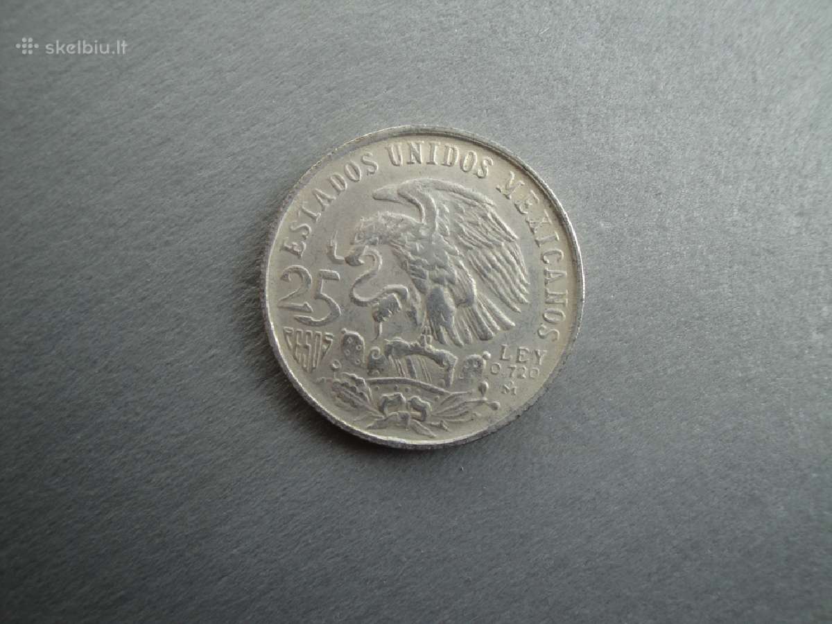 25 Pesos -1968m., Olimpiada (Gera kopija) - nuotraukos Nr. 2