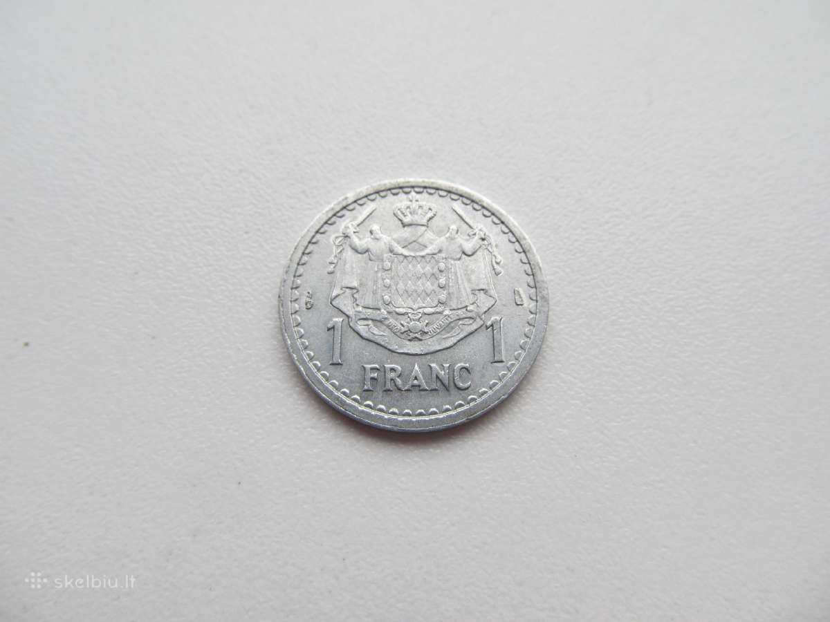 1 franc , Monakas , 1943