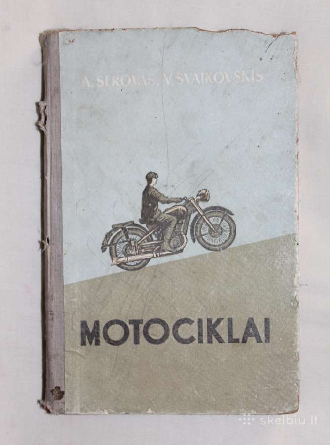 Motociklai knyga 1956 m.