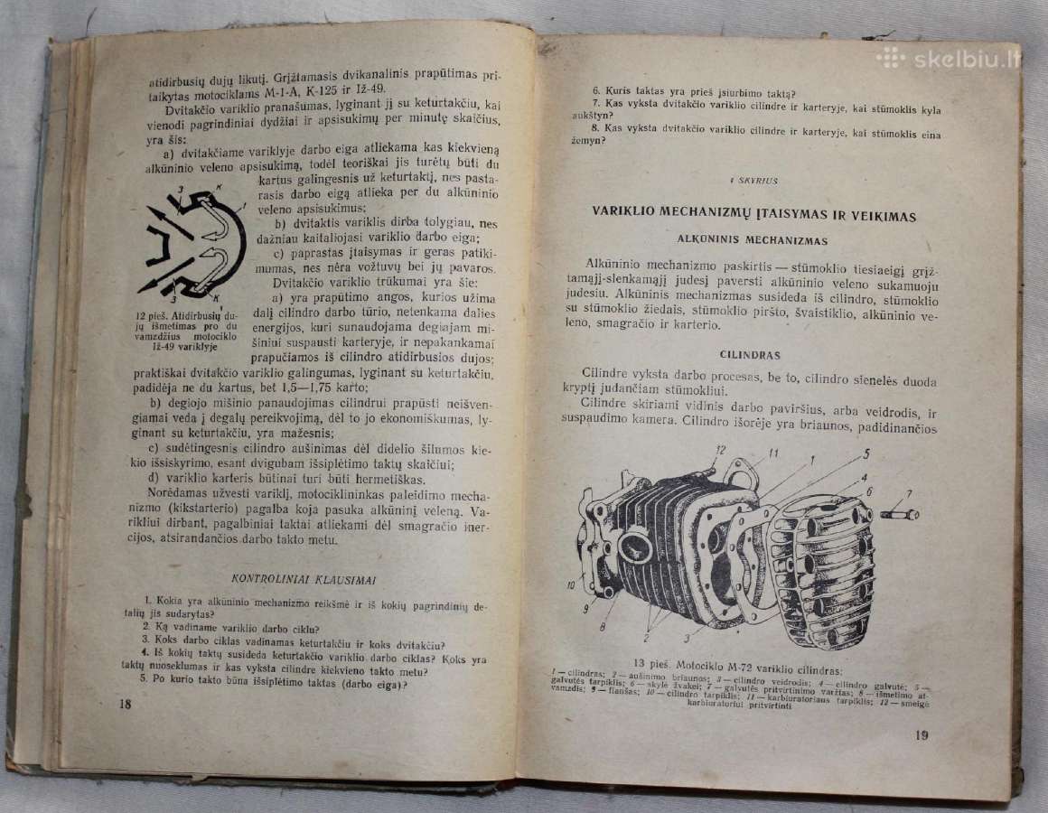 Motociklai knyga 1956 m. - nuotraukos Nr. 6