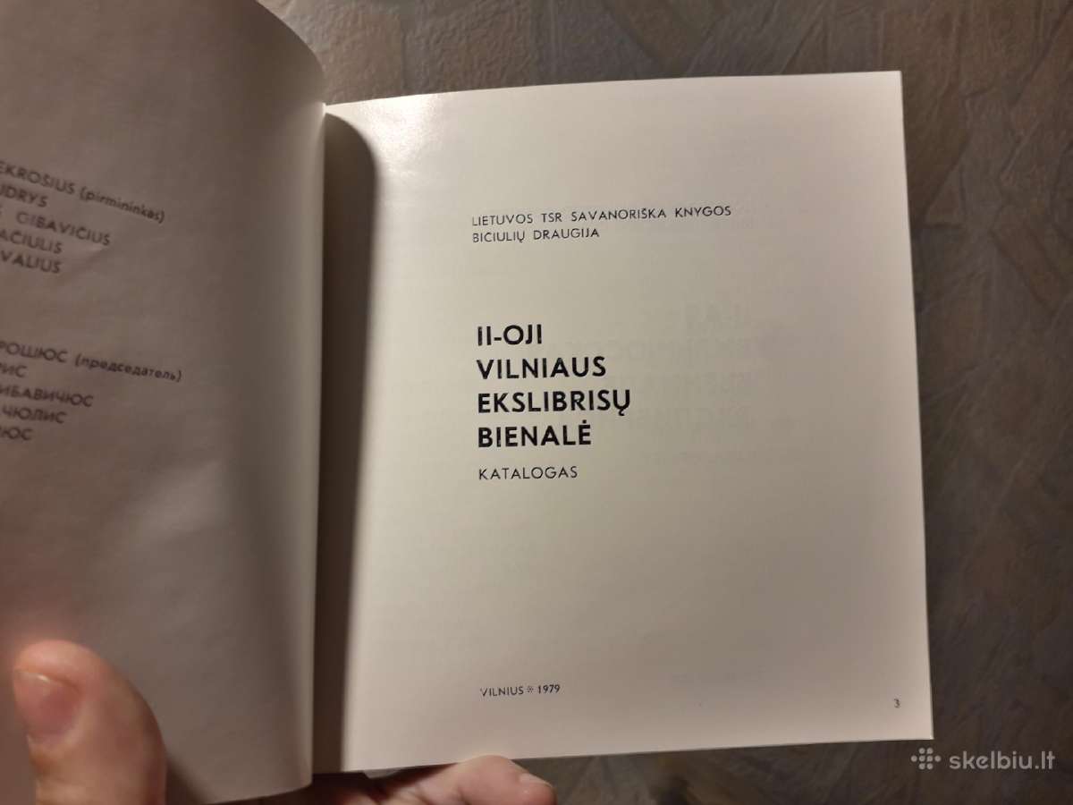 "2-oji Vilniaus ekslibrisų bianalė" 1978 m. - nuotraukos Nr. 2