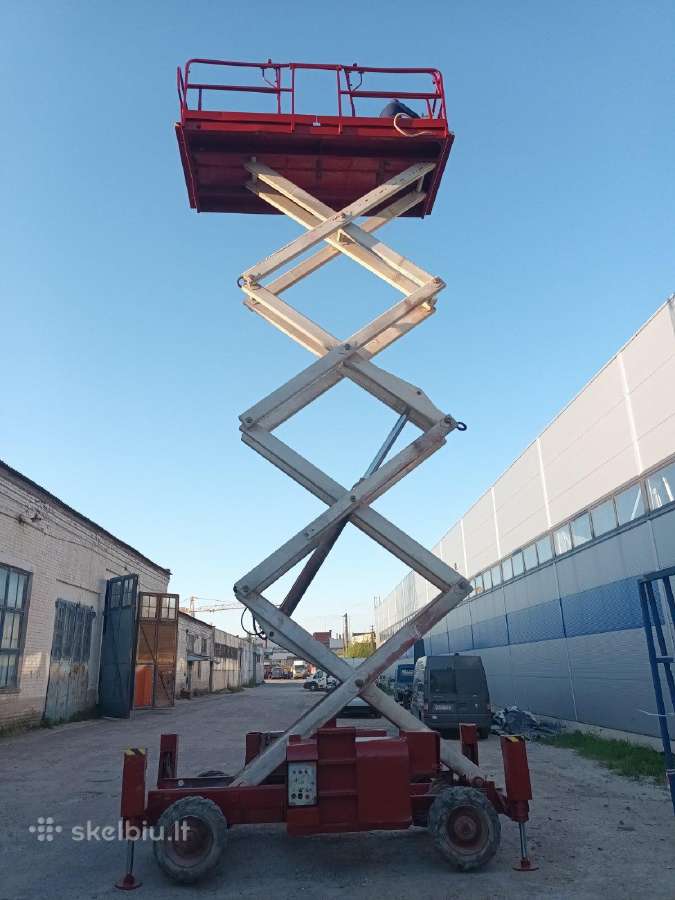 Žirklinis keltuvas nuoma 12,15,18 metru - nuotraukos Nr. 6