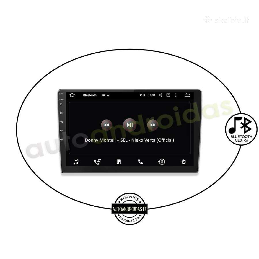 9" coliu Android Multimedia WiFi/GPS/usb/bluetooth - nuotraukos Nr. 7