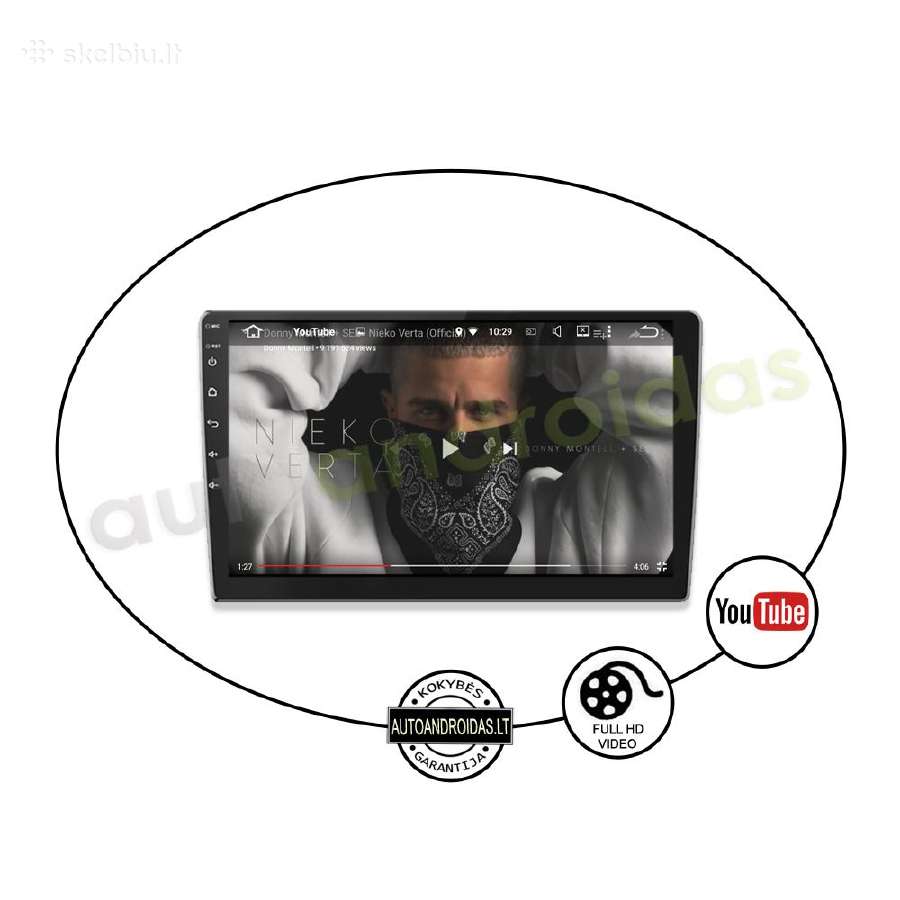 9" coliu Android Multimedia WiFi/GPS/usb/bluetooth - nuotraukos Nr. 10