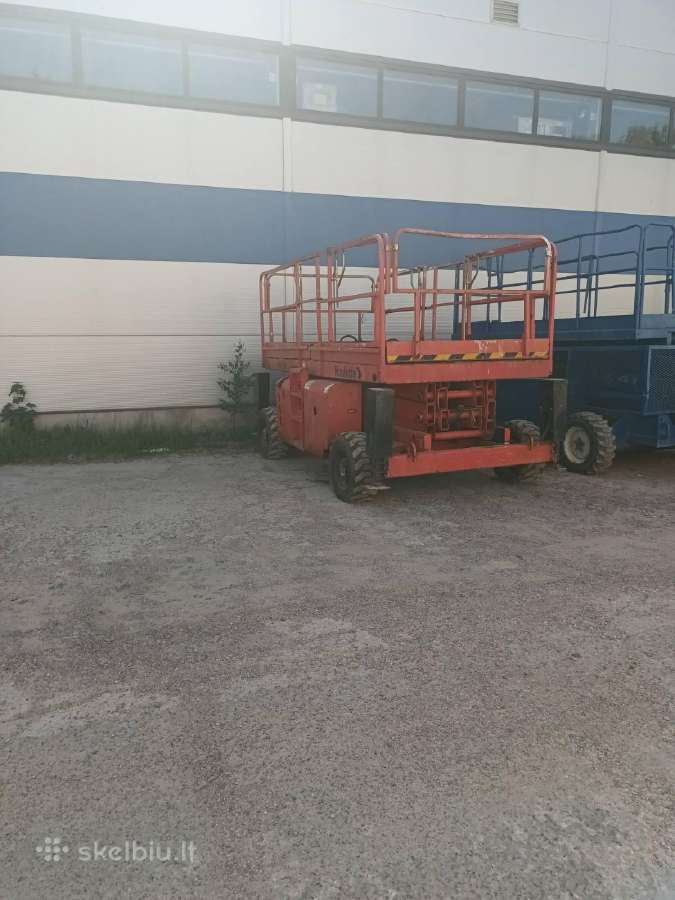Žirklinis, savaeigis keltuvas nuoma 12,15,18 metru - nuotraukos Nr. 10