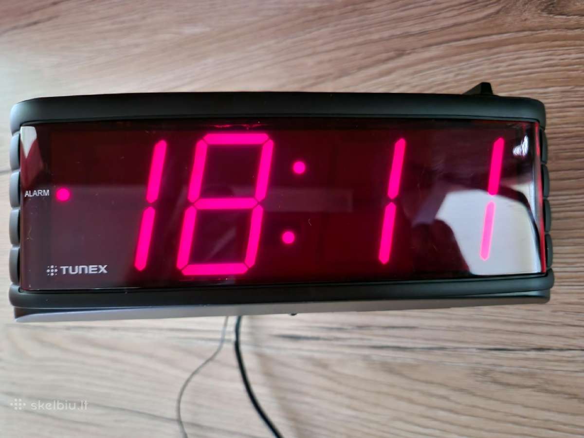 Elektronines laikrodis žadintuvas radijas - nuotraukos Nr. 2