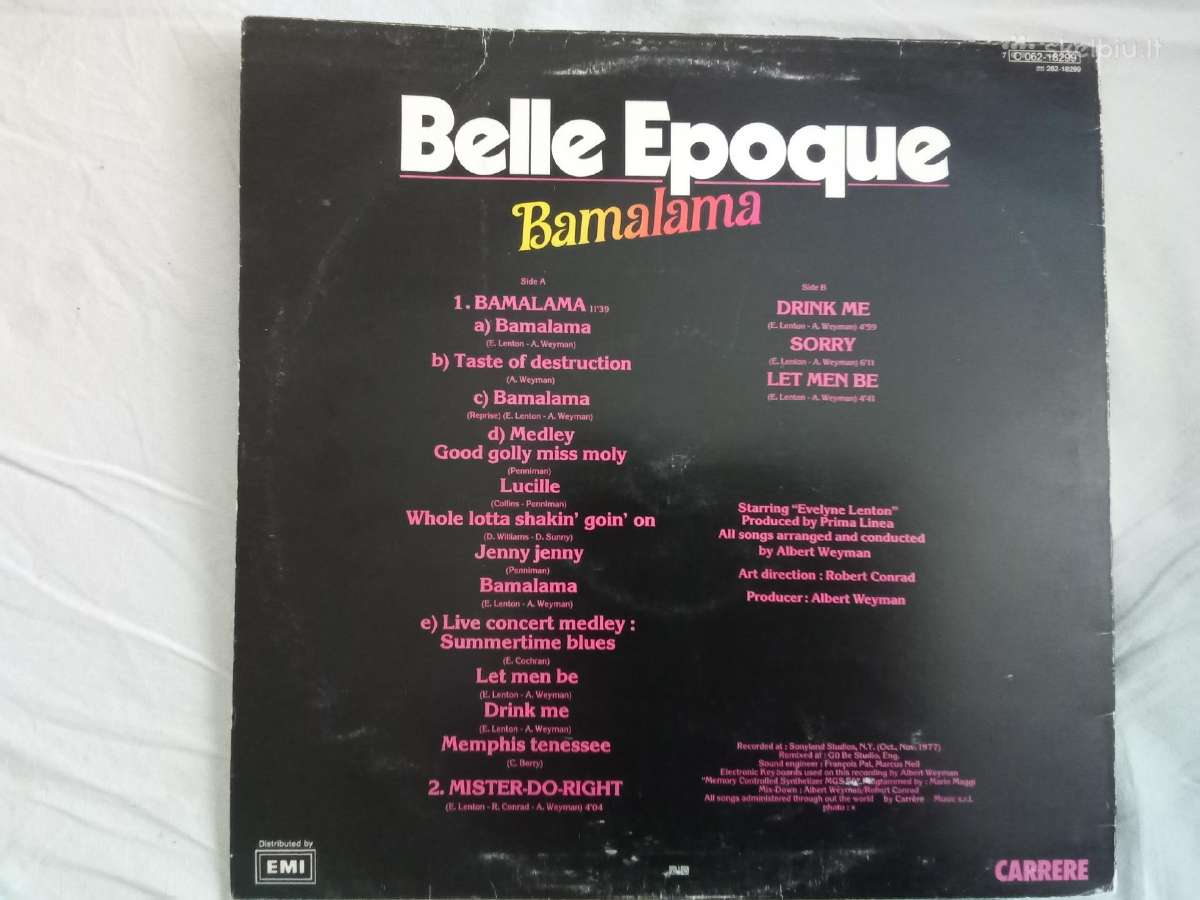 Belle Epoque plokštelė vinilas - nuotraukos Nr. 2