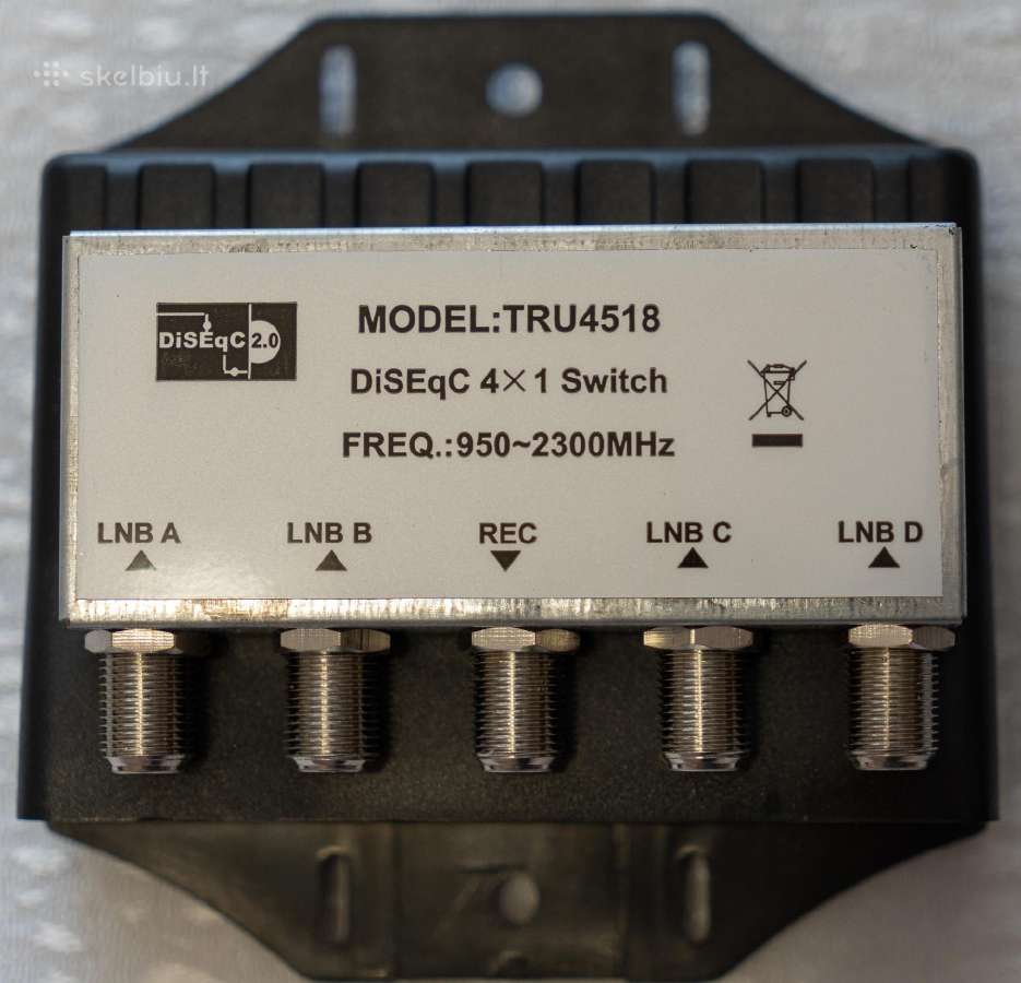 Terra Diseqc 4x1 komutatorius Tru4518