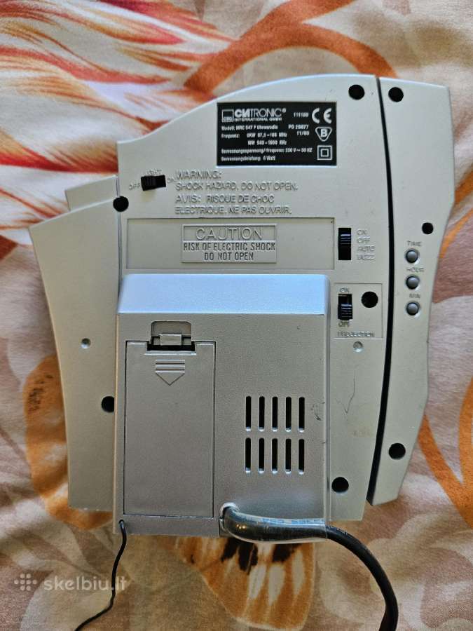 Elektronines laikrodis žadintuvas projektorius rad - nuotraukos Nr. 2